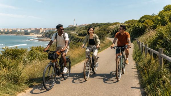 Louez un vélo à Biarritz et parcourez la côte basque
