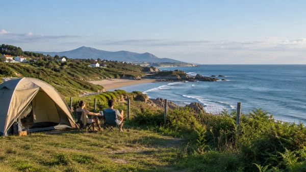 Où camper au Pays Basque sur la côte proche de la mer ?