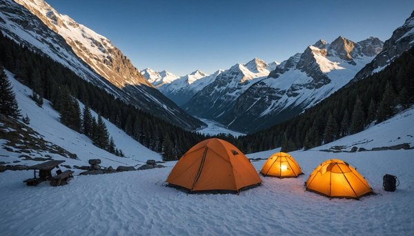 Découvrez le camping hiver à l'eden de la vanoise